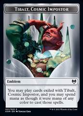 Emblem - Tibalt, Cosmic Impostor - Foil